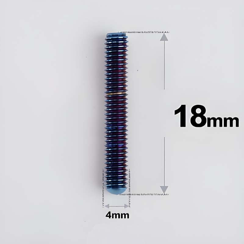 M4 X L10 - 23MM Titanium Derailleur Limit & Tension Adjustment Bolts for Road and MTB (Front/Rear)