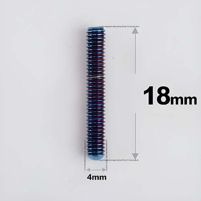 M4 X L10 - 23MM Titanium Derailleur Limit & Tension Adjustment Bolts for Road and MTB (Front/Rear)