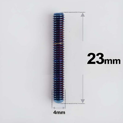 M4 X L10 - 23MM Titanium Derailleur Limit & Tension Adjustment Bolts for Road and MTB (Front/Rear)