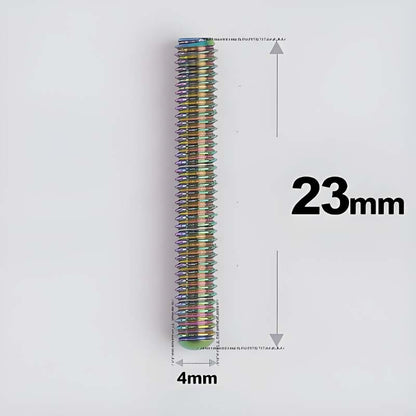 M4 X L10 - 23MM Titanium Derailleur Limit & Tension Adjustment Bolts for Road and MTB (Front/Rear)