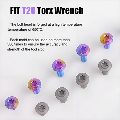 M4 X 6/10/20/30 Button Head Bolts For Electric Motorcycle - Titanium