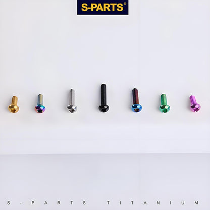 M4 X 6/8/10/12/25MM Button Head Cap Bolts Titanium Bolt For Road Bike