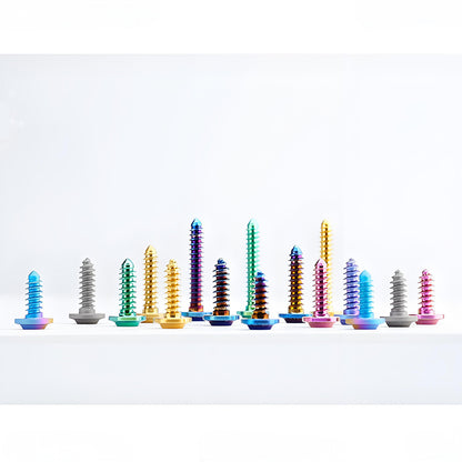 M4 X L12 - 30mm Titanium Screws For E-bike And Motorcycle Body Panels - HD8.5