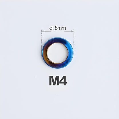 M3/M4/M5/M6 Titanium Flat Washers for Road and Mountain Bikes
