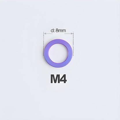 M3/M4/M5/M6 Titanium Flat Washers for Road and Mountain Bikes