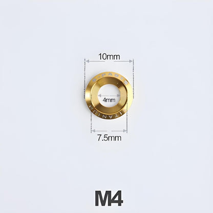 M4-M12 Titanium Washers for Motorcycle & Electric Scooters