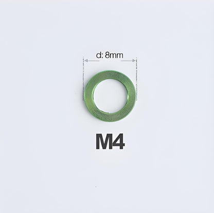 M3/M4/M5/M6 Titanium Flat Washers for Road and Mountain Bikes