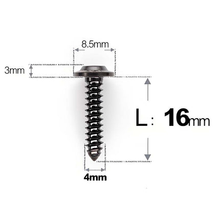 M4 X L12 - 30mm Titanium Screws For E-bike And Motorcycle Body Panels - HD8.5
