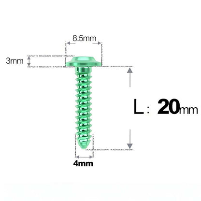 M4 X L12 - 30mm Titanium Screws For E-bike And Motorcycle Body Panels - HD8.5