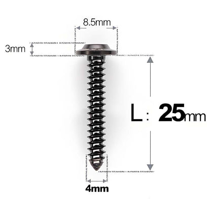 M4 X L12 - 30mm Titanium Screws For E-bike And Motorcycle Body Panels - HD8.5