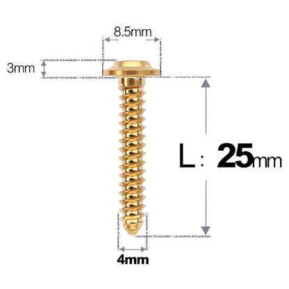 M4 X L12 - 30mm Titanium Screws For E-bike And Motorcycle Body Panels - HD8.5