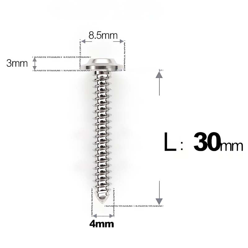 M4 X L12 - 30mm Titanium Screws For E-bike And Motorcycle Body Panels - HD8.5