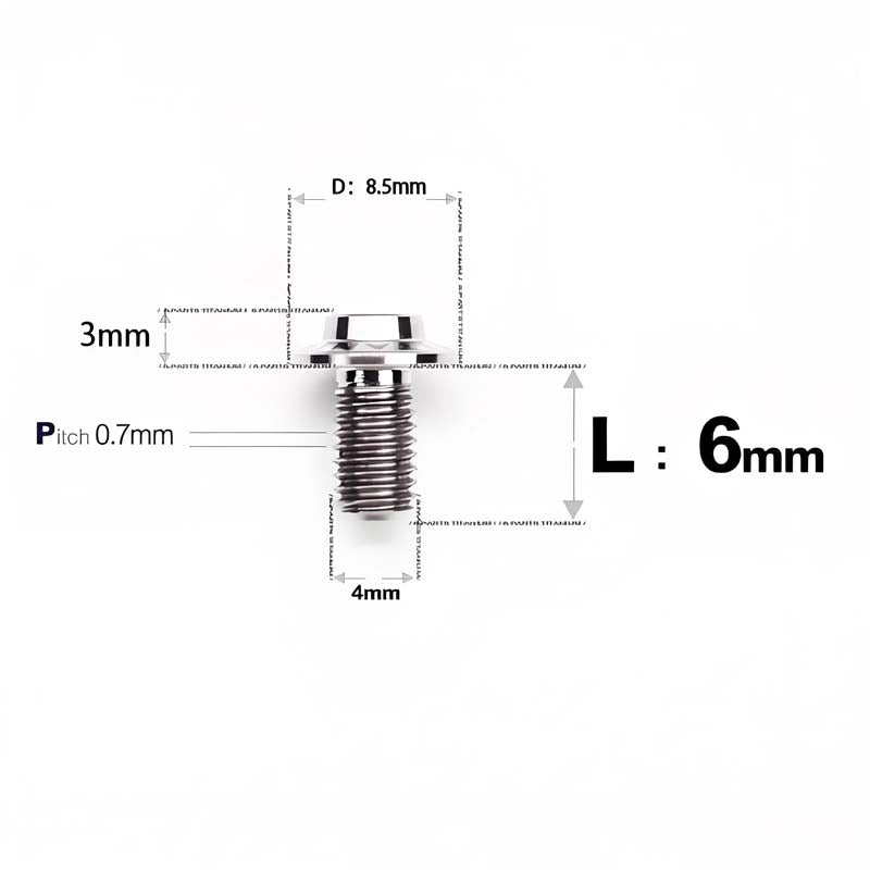 M4 X 6/10/20/30 Button Head Bolts For Electric Motorcycle - Titanium