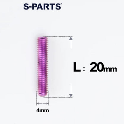 M4 X L10 - 23MM Titanium Derailleur Limit & Tension Adjustment Bolts for Road and MTB (Front/Rear)