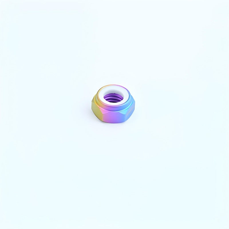 M4/M5/M6/M8/M10/M12 Titanium Hex Nylon Locknuts