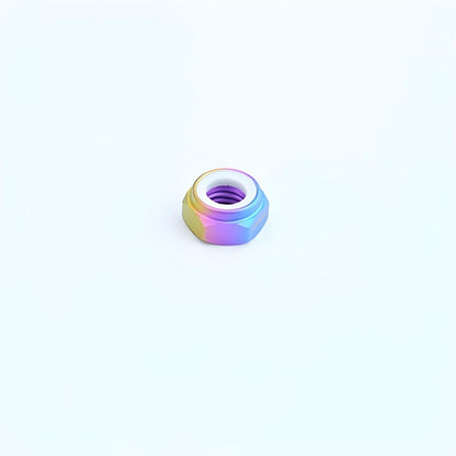 M4/M5/M6/M8/M10/M12 Titanium Hex Nylon Locknuts
