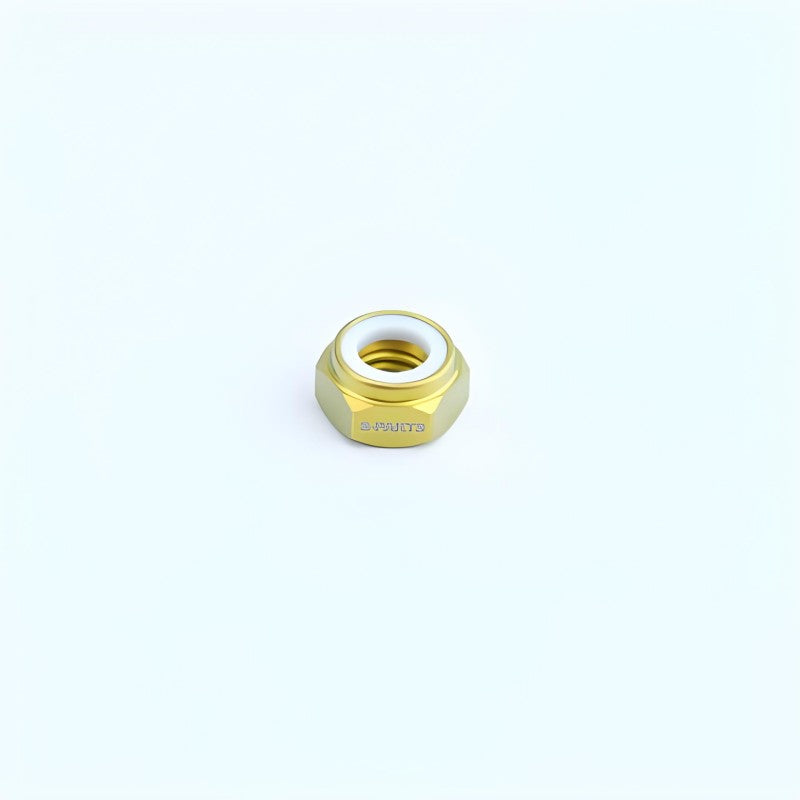 M4/M5/M6/M8/M10/M12 Titanium Hex Nylon Locknuts