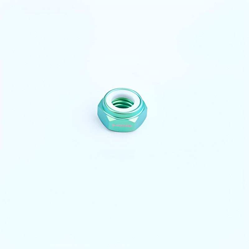 M4/M5/M6/M8/M10/M12 Titanium Hex Nylon Locknuts