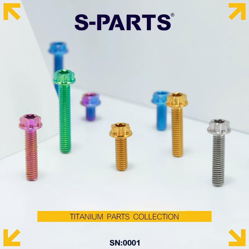 M4 × L30/35/40/45/50mm Titanium Alloy Bolts For Motorcycle