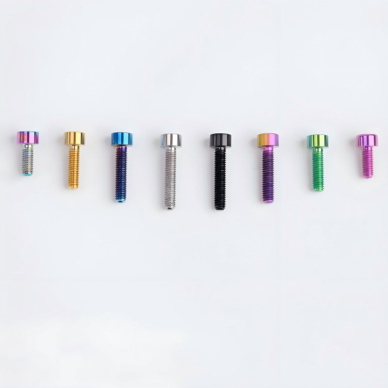 M4X6 8/10/12/16/18/20/25mm Titanium Bolts For Bike & Motorcycle
