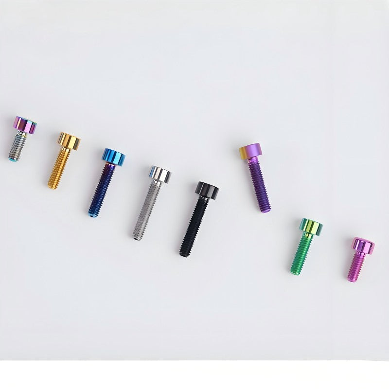 M4X6 8/10/12/16/18/20/25mm Titanium Bolts For Bike & Motorcycle