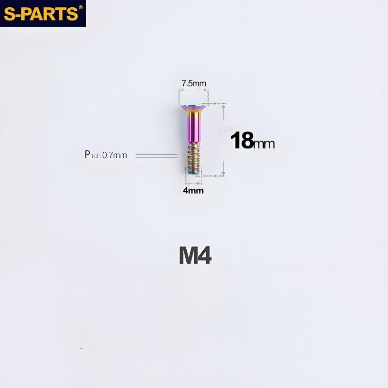 Titanium Drivetrain Bolt Kit for SRAM RED AXS E1 (12-Speed) | 21pcs Shifting System Hardware Upgrade Set