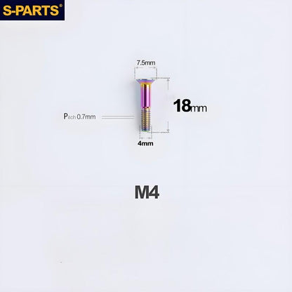 Titanium Drivetrain Bolt Kit for SRAM RED AXS E1 (12-Speed) | 21pcs Shifting System Hardware Upgrade Set