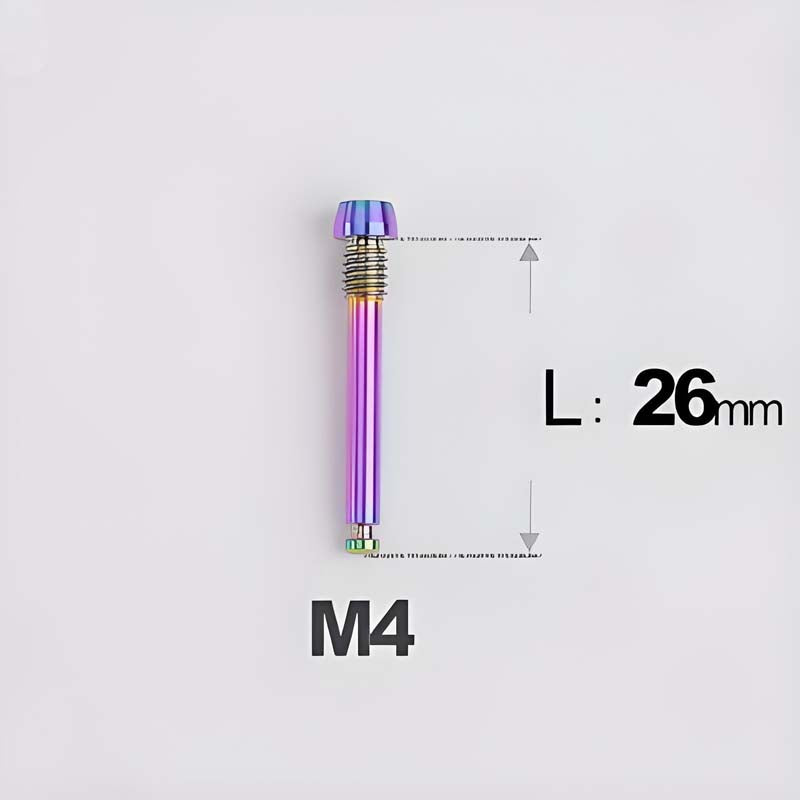 M4xL22/L23/L26mm Magura MT4/5/7/8 Mountain Bike Titanium Brake Pad Bolts