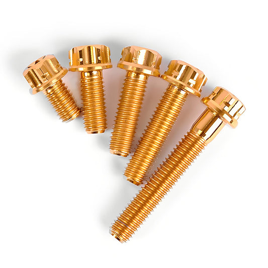M4 × L6/8/10-25mm Titanium Alloy Bolts For Motorcycle
