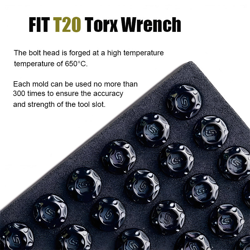 M4 × L6/8/10-25mm Titanium Alloy Bolts For Motorcycle