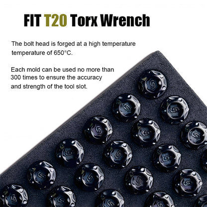 M4 × L6/8/10-25mm Titanium Alloy Bolts For Motorcycle