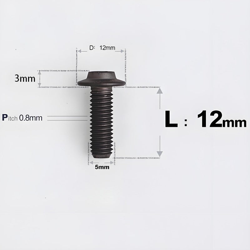 M5x10-30mm Titanium Torx Bolts For Motorcycle-HD12