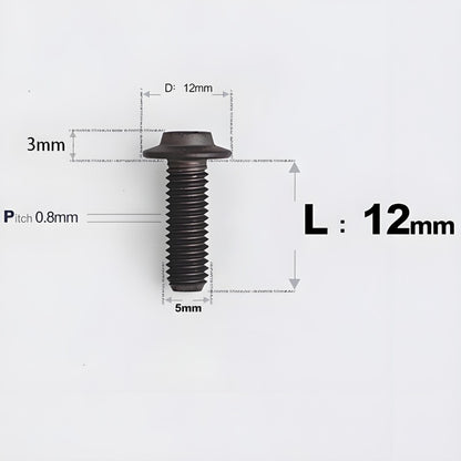 M5x10-30mm Titanium Torx Bolts For Motorcycle-HD12