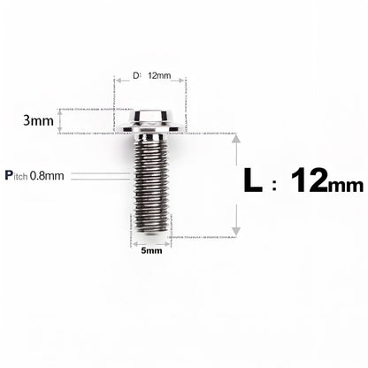 M5x10-30mm Titanium Torx Bolts For Motorcycle-HD12