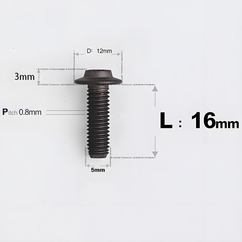 M5x10-30mm Titanium Torx Bolts For Motorcycle-HD12