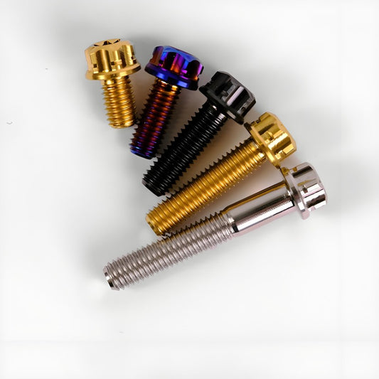 M5 X L6 8 12 30MM Titanium Bolts For Motorcycle