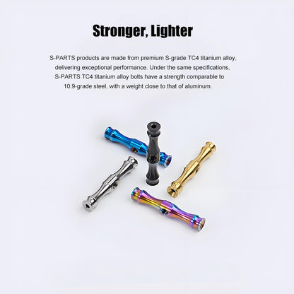 Titanium Road Bike Saddle Clamp Yoke for M5 Bolts