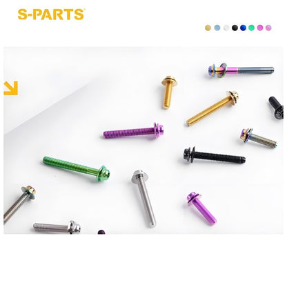 M5 Titanium Disc Brake Caliper Bolts for Flat Mount – Fits Shimano R8170/R8070 (16–45mm)-1