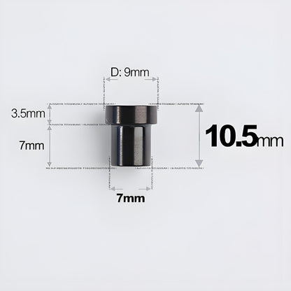 M5 Titanium Locknuts Ti Lock Nuts for Mountain and Road Bikes