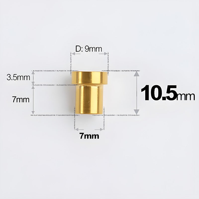 M5 Titanium Locknuts Ti Lock Nuts for Mountain and Road Bikes