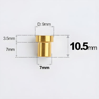 M5 Titanium Locknuts Ti Lock Nuts for Mountain and Road Bikes
