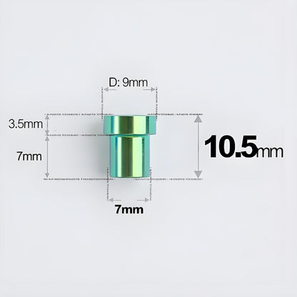 M5 Titanium Locknuts Ti Lock Nuts for Mountain and Road Bikes