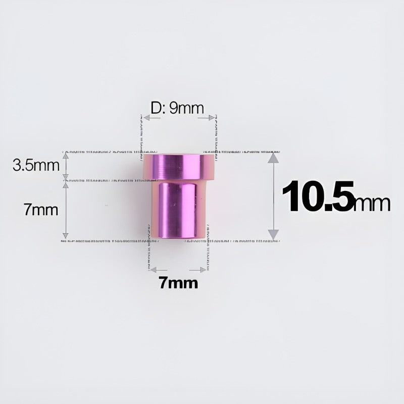 M5 Titanium Locknuts Ti Lock Nuts for Mountain and Road Bikes