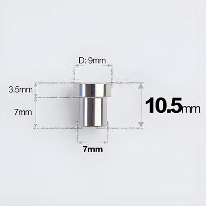 M5 Titanium Locknuts Ti Lock Nuts for Mountain and Road Bikes