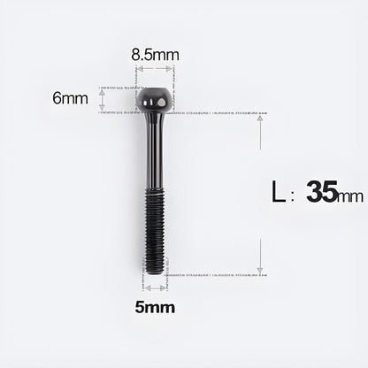 M5x30 35 41 47mm Titanium Seatpost Bolts & Nuts for Road Bikes