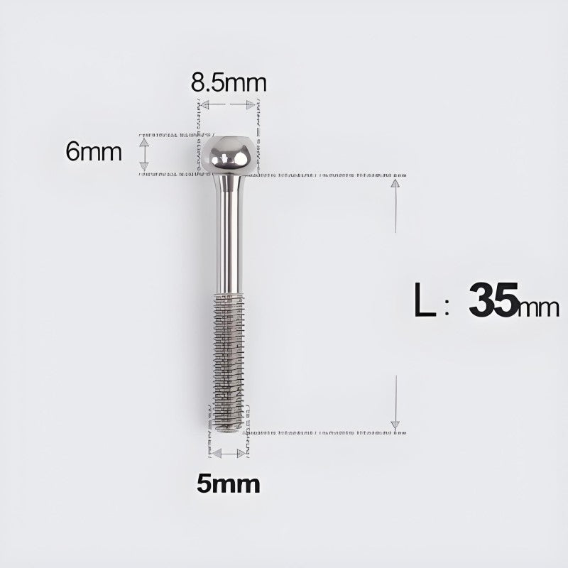 M5x30 35 41 47mm Titanium Seatpost Bolts & Nuts for Road Bikes
