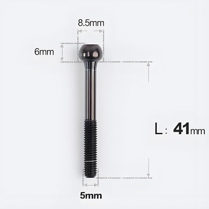 M5x30 35 41 47mm Titanium Seatpost Bolts & Nuts for Road Bikes
