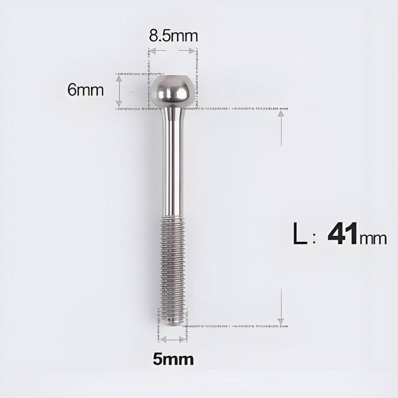 M5x30 35 41 47mm Titanium Seatpost Bolts & Nuts for Road Bikes