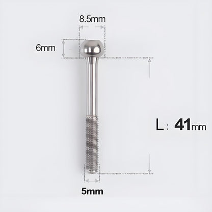 M5x30 35 41 47mm Titanium Seatpost Bolts & Nuts for Road Bikes