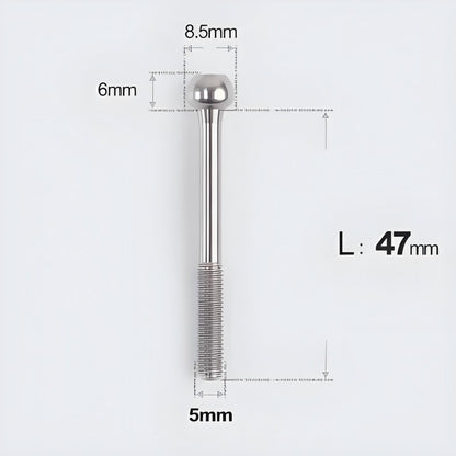 M5x30 35 41 47mm Titanium Seatpost Bolts & Nuts for Road Bikes